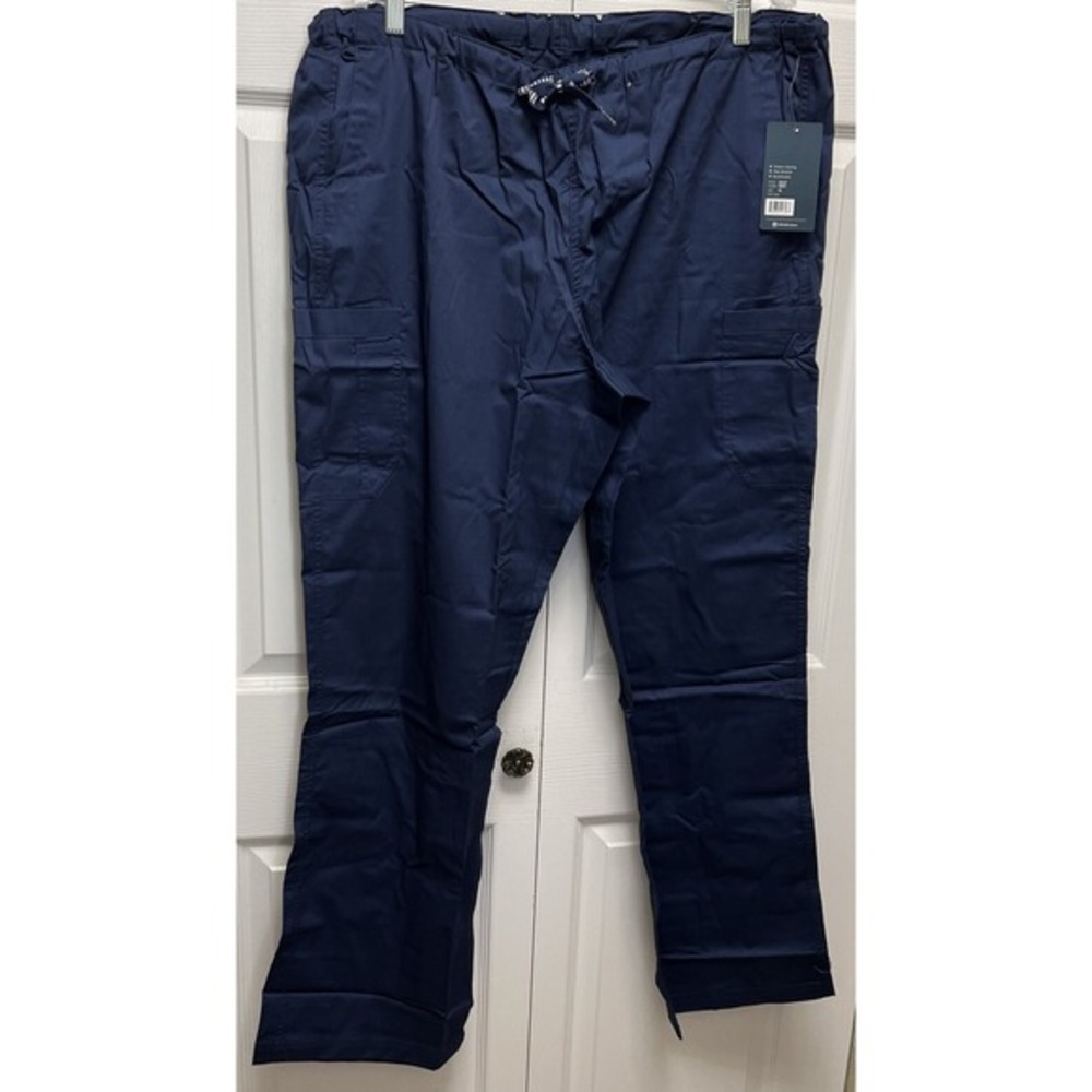 Med Couture‎ Signature MC2 Women's 2 Cargo Pocket Pant Navy X Large 8741T